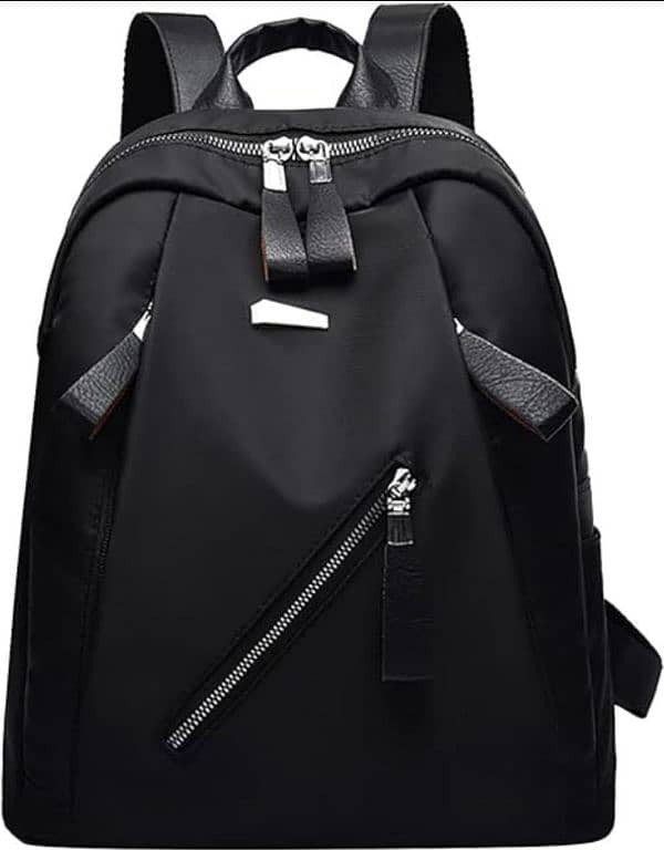 Casual Faux Leather Backpack - 1 pc 2