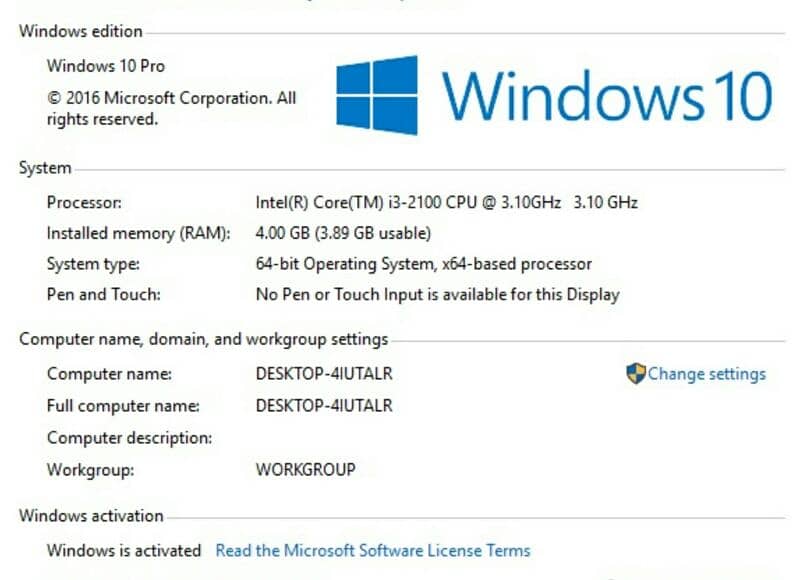 pc computer cpu i3 hp 8300 1