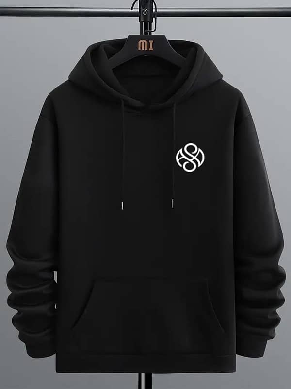 Plain Black Hoodies (Cloth) 1