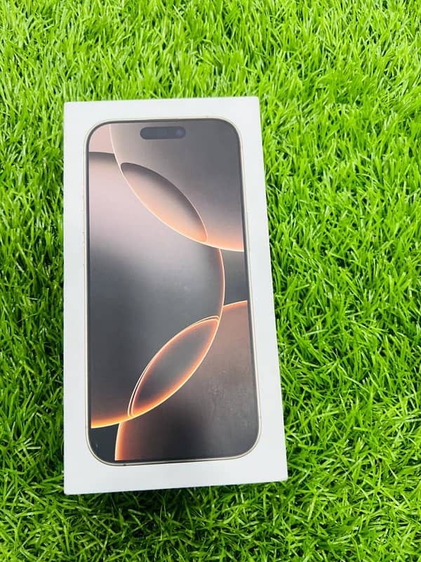 *IPHONE 16 PRO 256GB* (LLA OPEN BOX) DESERT TITANIUM . . 3