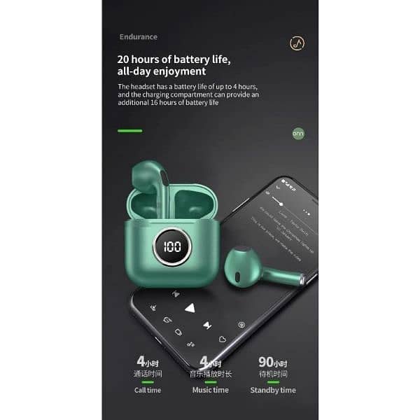 wireless Multicolor Earbuds with voice control 3