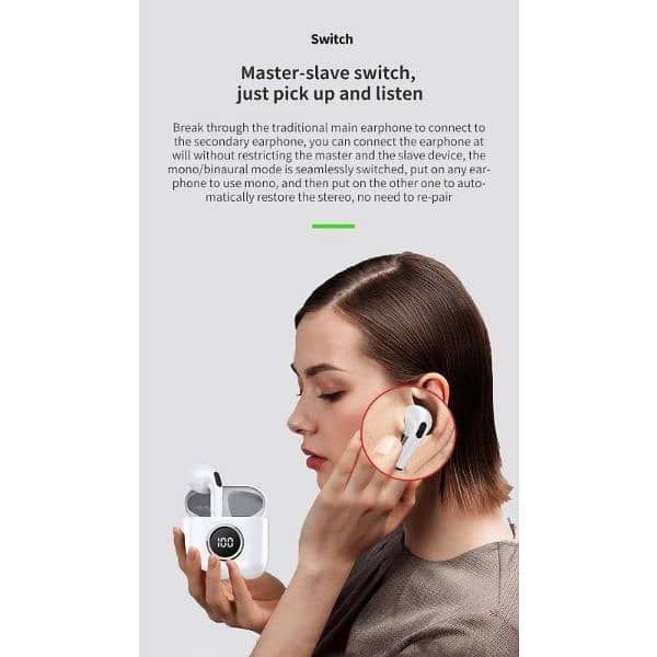 wireless Multicolor Earbuds with voice control 6