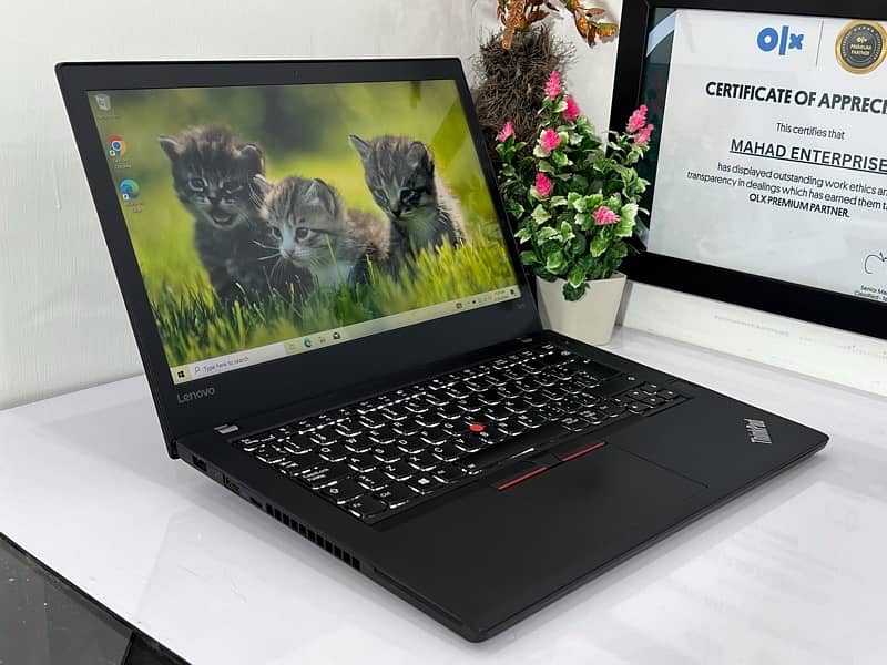 lenovo t470 core i7 6th gen -8gb ddr4 ram / 256gb ssd NVME 0