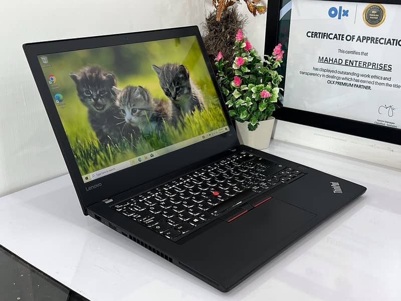 lenovo t470 core i7 6th gen -8gb ddr4 ram / 256gb ssd NVME 2