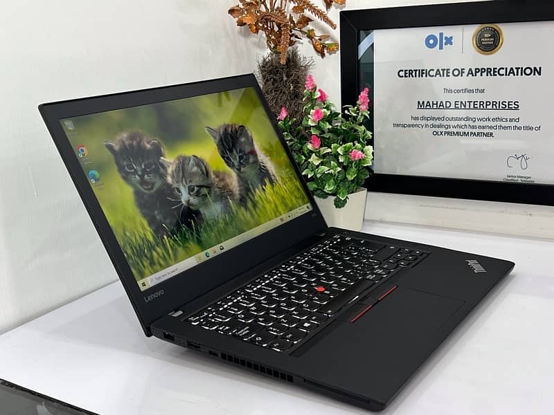 lenovo t470 core i7 6th gen -8gb ddr4 ram / 256gb ssd NVME 4