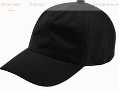 black cap for men