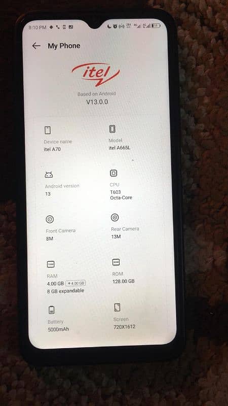 itel a70 for sale 7