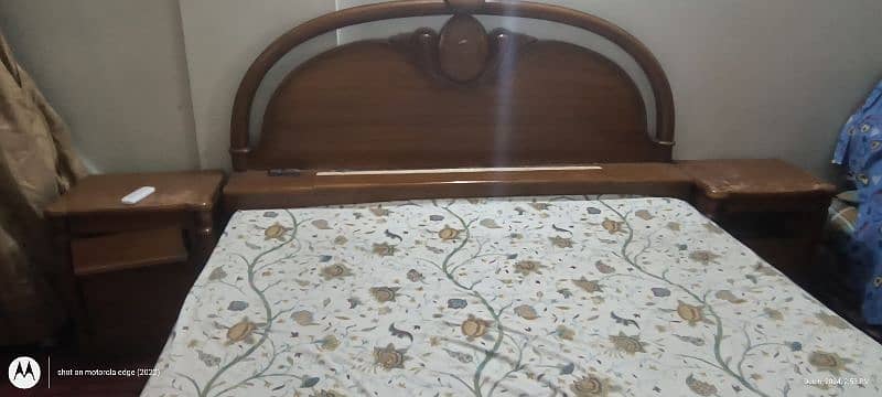 king size bed in polish wood 2