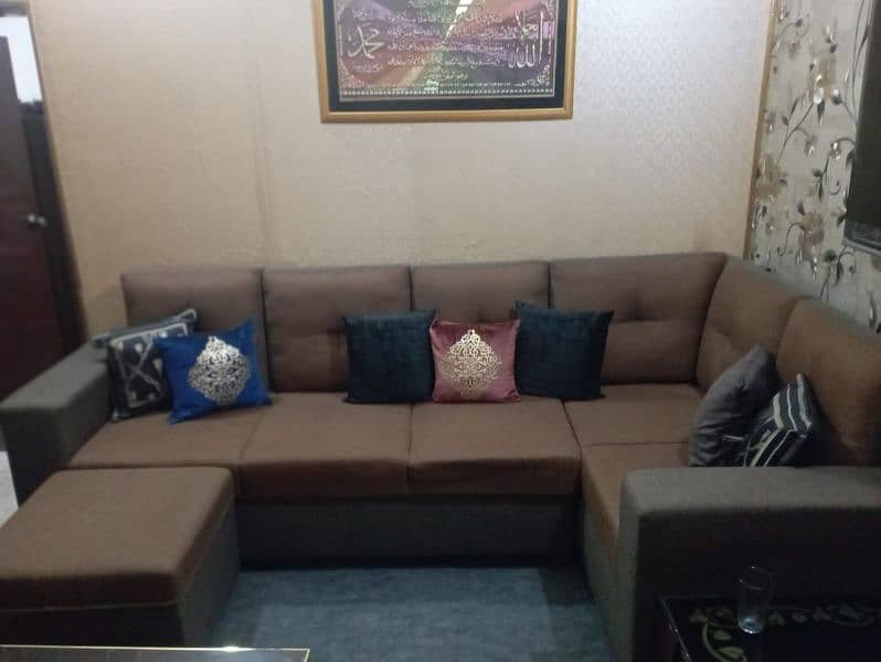 L shaped sofa 2 month use Aone condition available 2