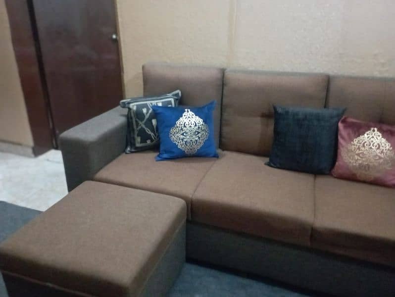 L shaped sofa 2 month use Aone condition available 5