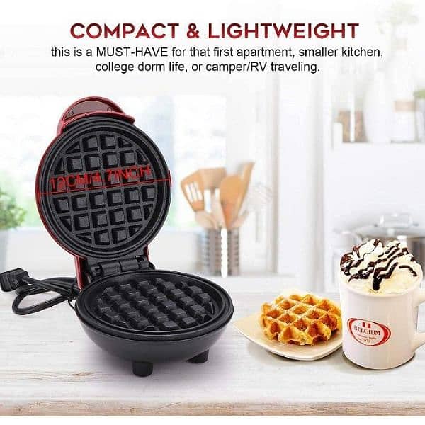 Electric Waffle Maker 350W 3