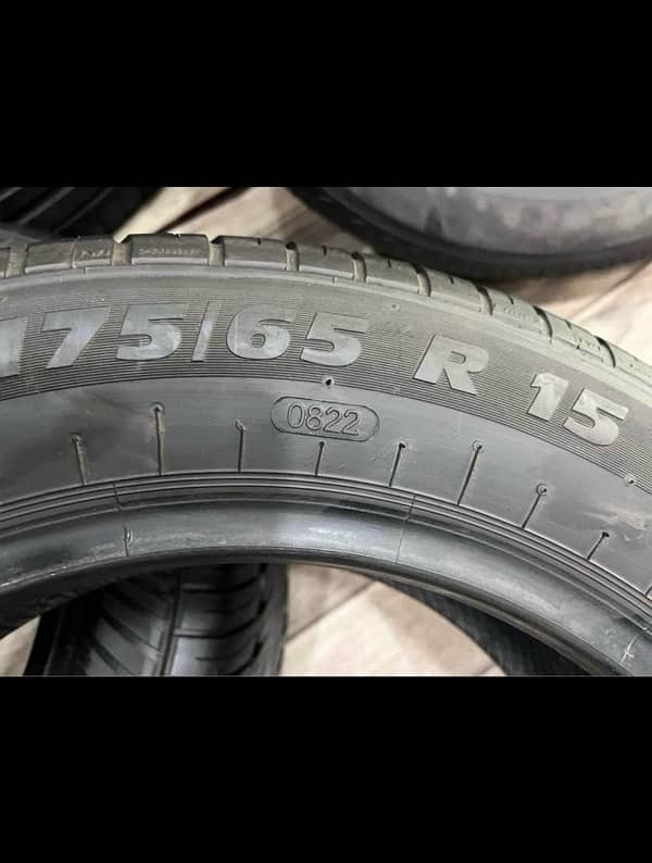 175-65-15 Euro star local used 4 tyres good condition 5