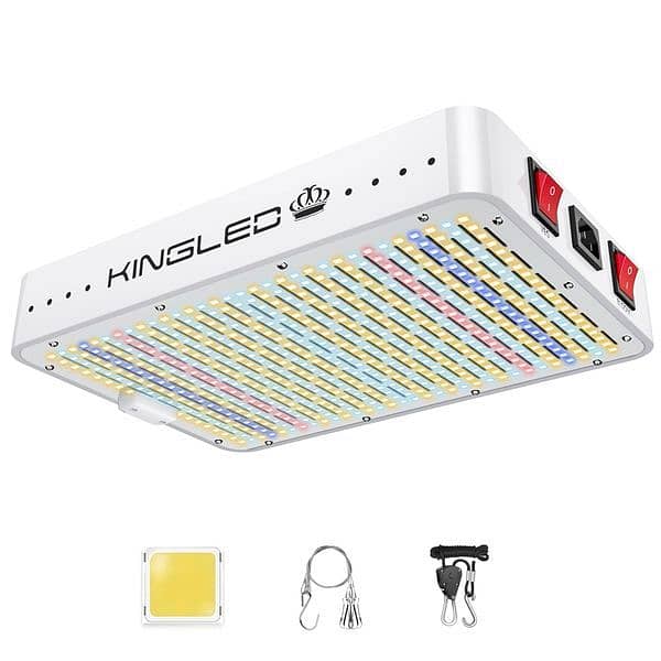 King LED Grow Lights with LM301B LEDs 3 * 3 ft Coverage 1