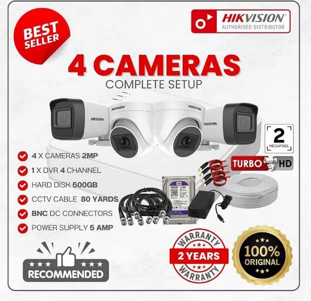 CCTV Camers set hikvision and Dahua 0