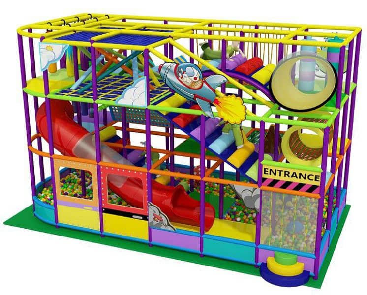 Indoor Play Sets, Soft play area, Slide, Monkey bar, Climber 0