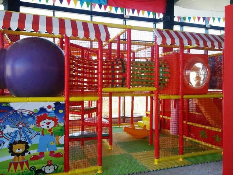 Indoor Play Sets, Soft play area, Slide, Monkey bar, Climber 18