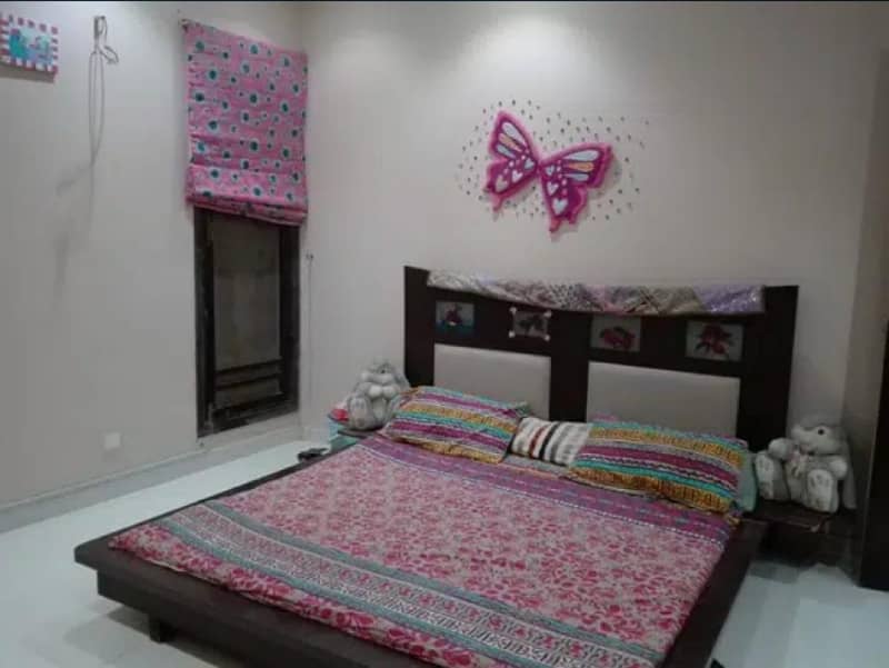 four bed dd 1st floor portion for rent in johar 3