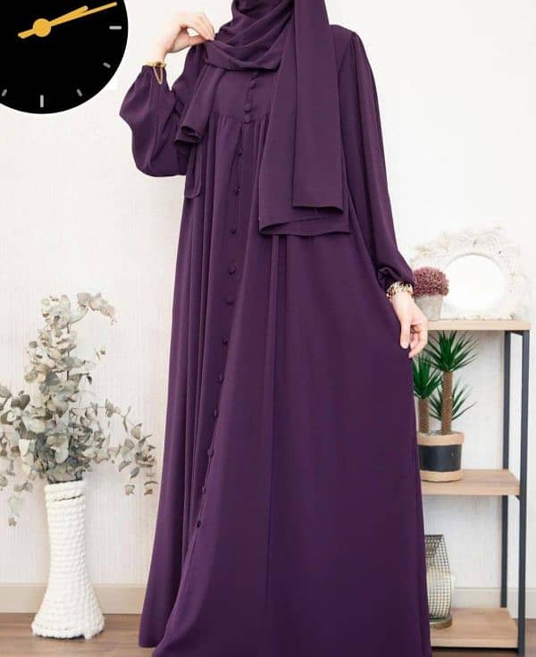 Abaya with stoller 1