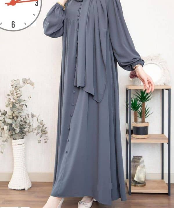 Abaya with stoller 4