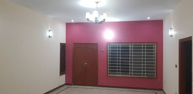 silent commercial three bed dd portion for rent in johar 3