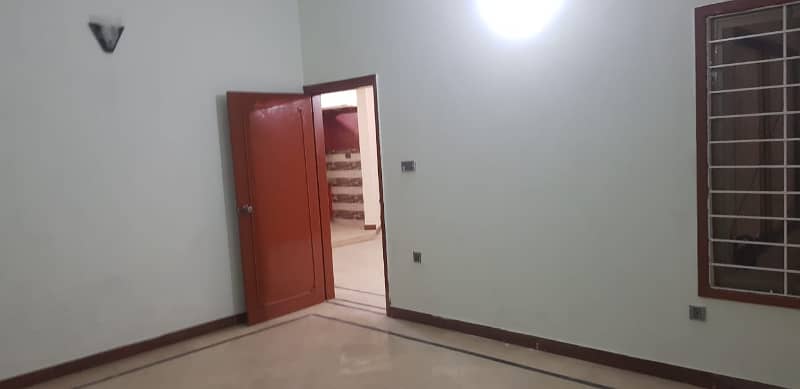 silent commercial three bed dd portion for rent in johar 8