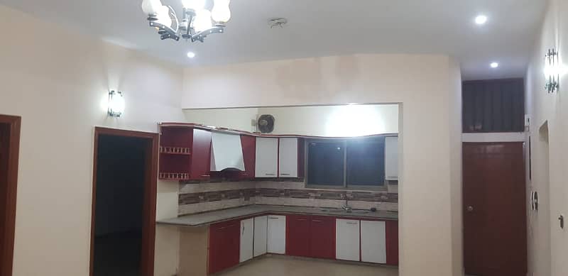 silent commercial three bed dd portion for rent in johar 16