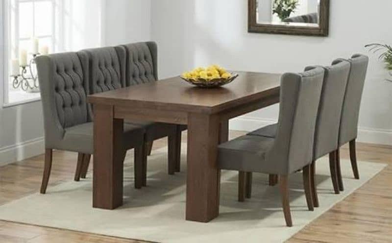 new royal style dining table set with Chris 15