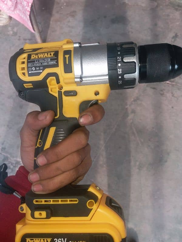 DeWalt cordless brushless drill machine 1