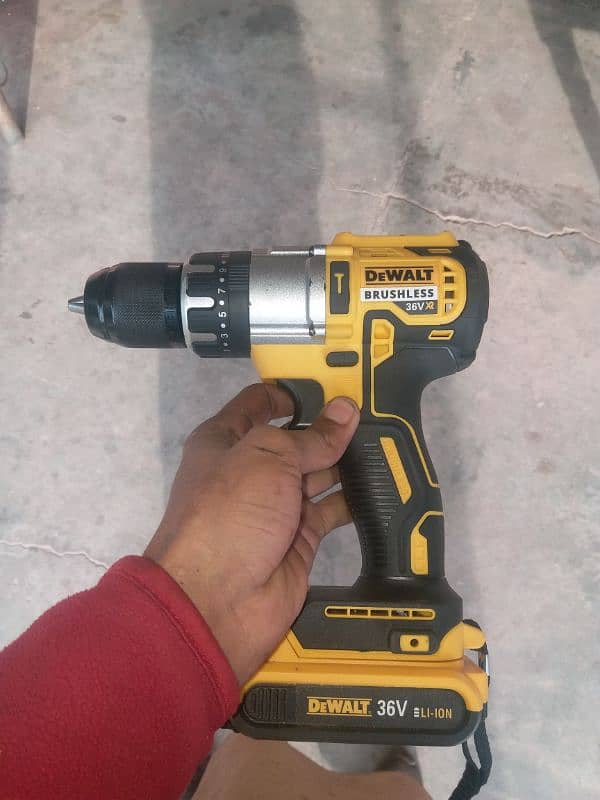 DeWalt cordless brushless drill machine 3