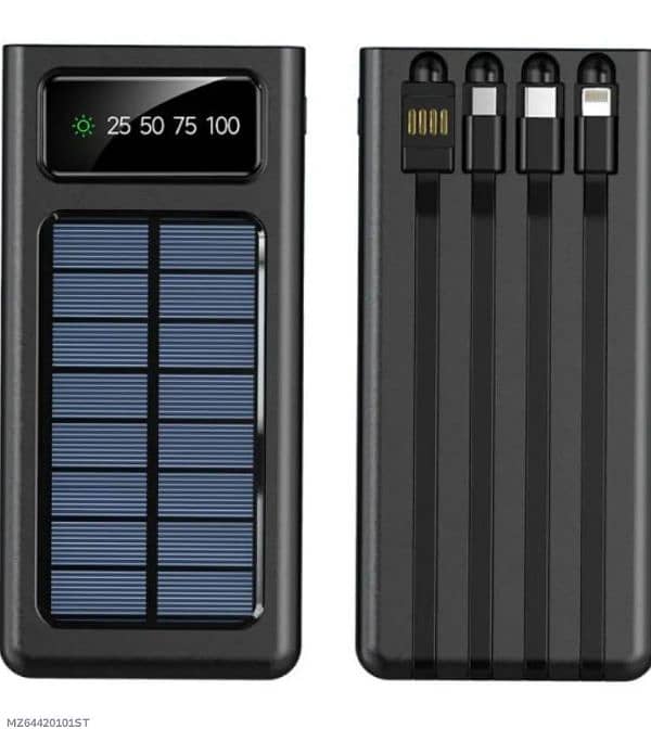 10,000mAh Solar Power Bank - Portable Charger for Smartphones 3