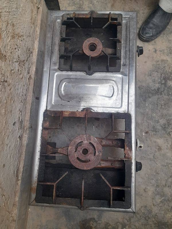 Steel Body Gas Chulhaa In A one condition 0