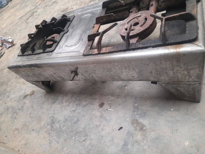 Steel Body Gas Chulhaa In A one condition 3