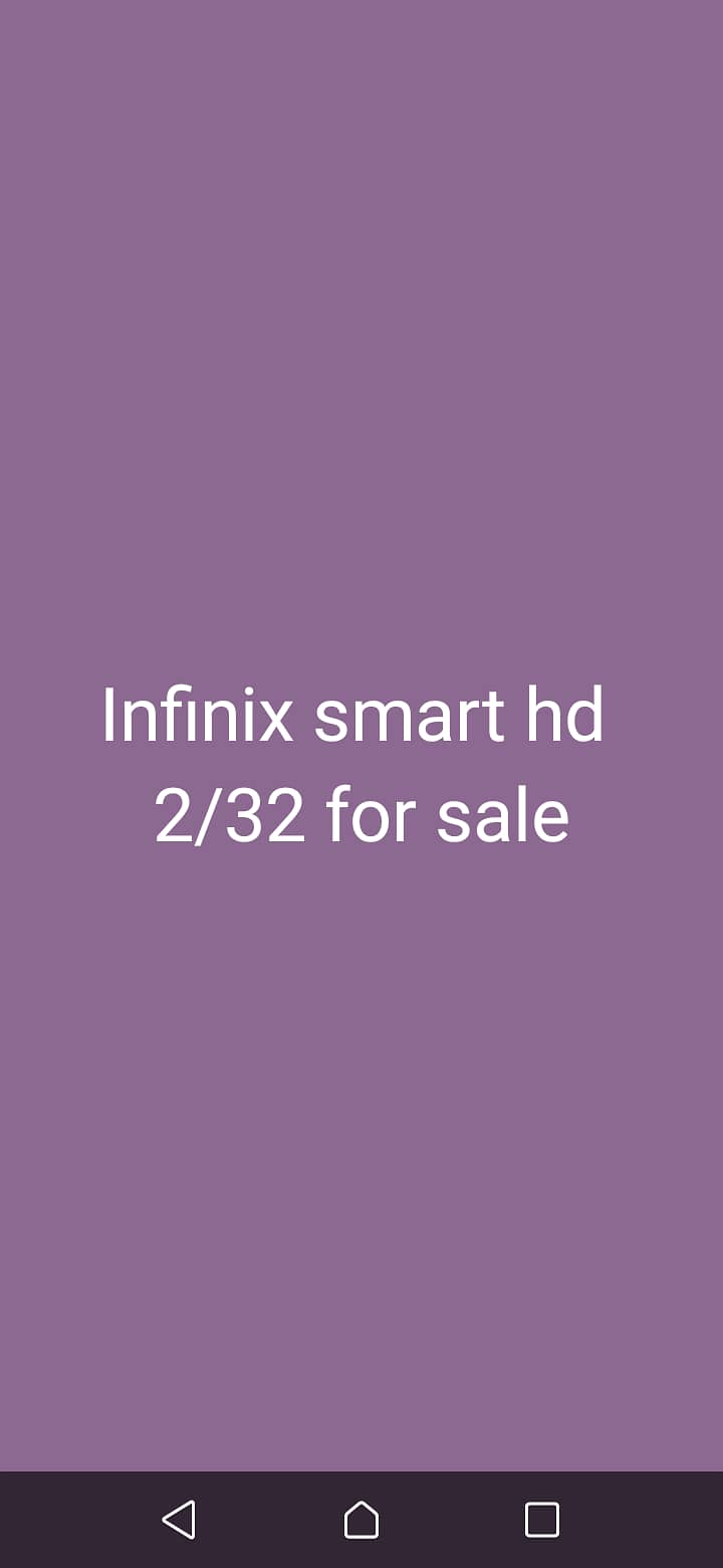 Infinix smart hd dabba available normal condition 10/8 0