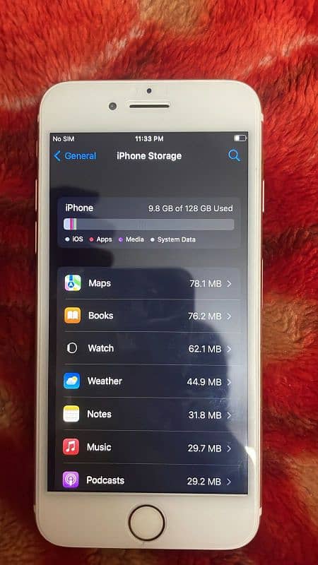 iphone 7 128 gb ram condition ok 2