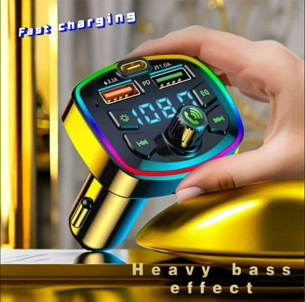 Car MP3 Player Fm Transmitter Wireless Bluetooth 5.0 2