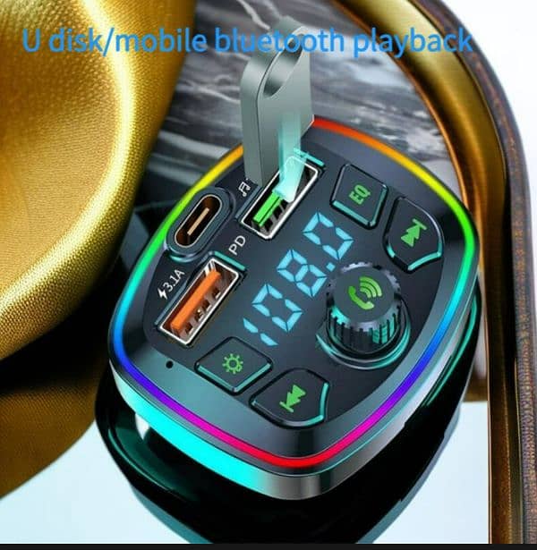 Car MP3 Player Fm Transmitter Wireless Bluetooth 5.0 3