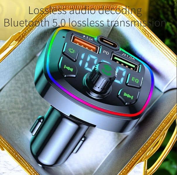 Car MP3 Player Fm Transmitter Wireless Bluetooth 5.0 5