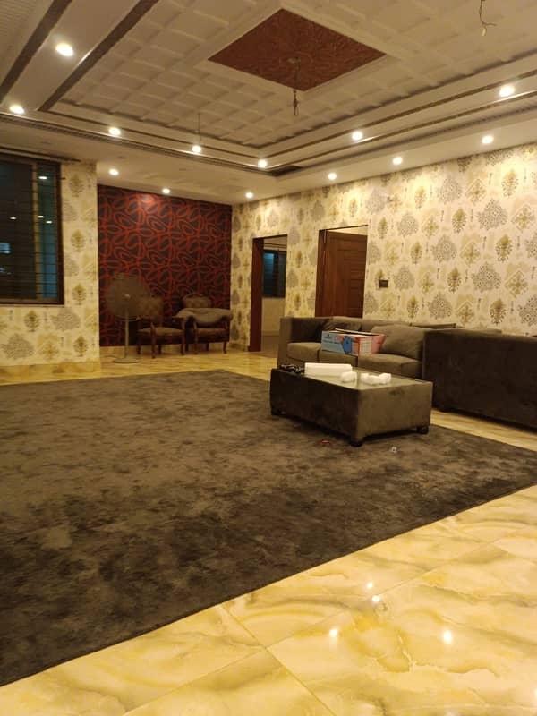 Gulberg 3 1 Kanal New Upper 3 Bed Rooms Attached Bath Kitchen TV Lounge Car Parking Good Location Available For Rent 20