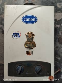 Canon Gas  Geyser 6L 1 Month backup Warranty