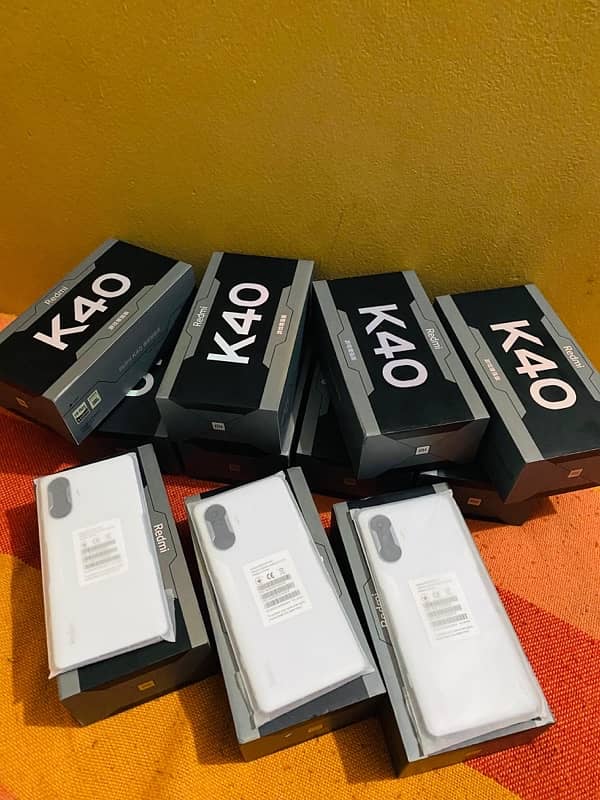 Redmi k40 256/12+3 Brand New Non Active Pin Pack Pta Duty 25000 4