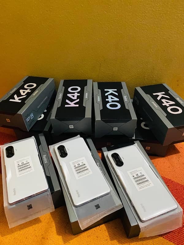 Redmi k40 256/12+3 Brand New Non Active Pin Pack Pta Duty 25000 5