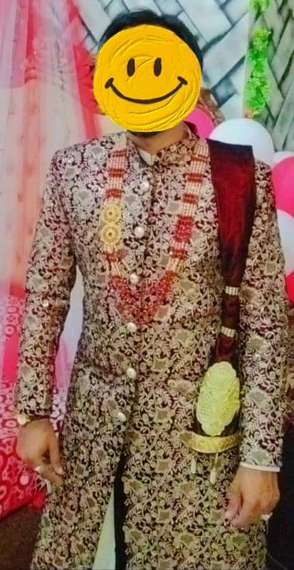 Groom sherwani for sale only one day use 0