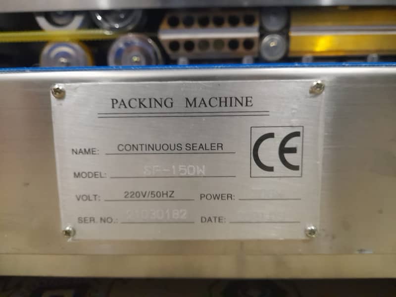 Continuous Band Sealer Machine for Sale  Model SF-150W 4