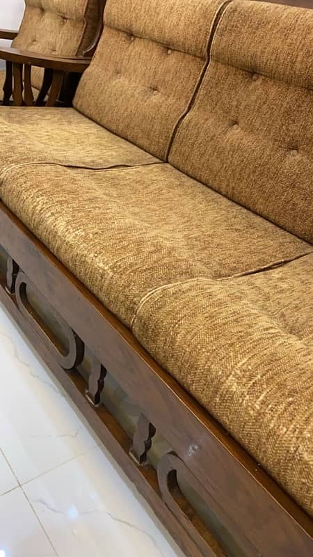 Pure Wooden Used Sofa 2