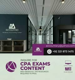 ACCA CMA CIA CFA CPA CISA FRM RIA ENROLL AGENT CRM CMT