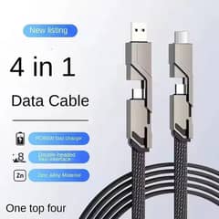 4-in-1 Multifunction 66W Lightning Fast Charging Data Cable (Tested)