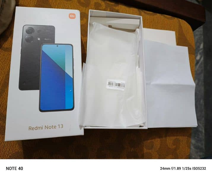 Redmi note 13 8/255 complete box 5