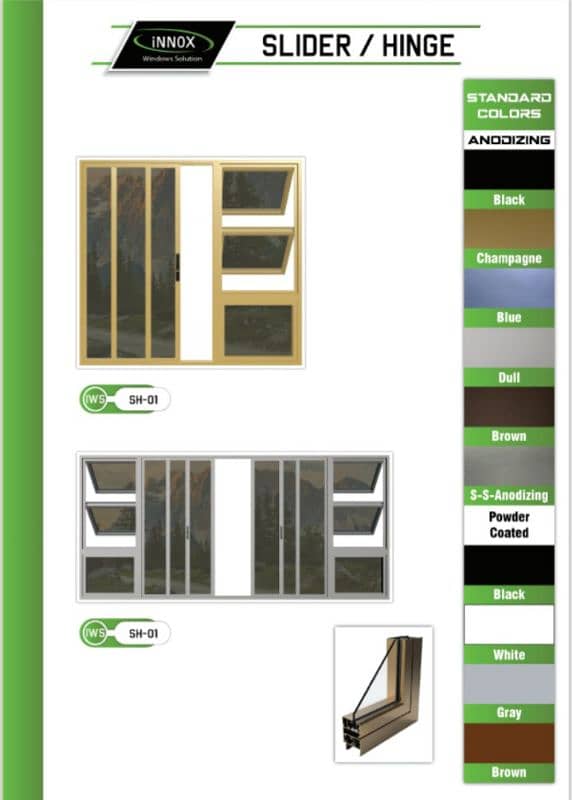 Aluminium and UPVC Doors and Windows sliding doors Sliding windows 14