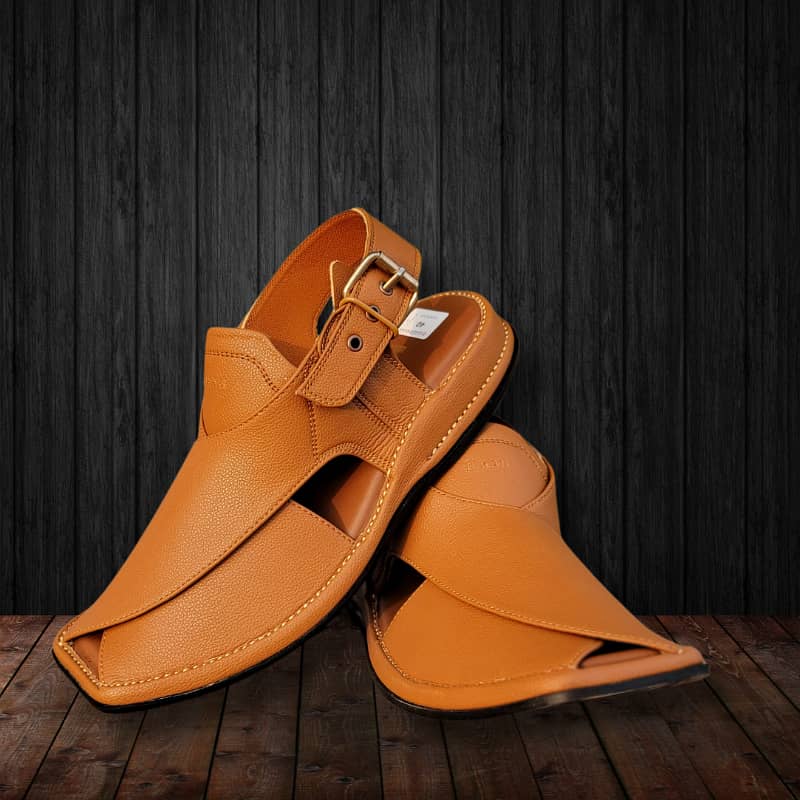 Peshawri Chappal - 100% Handmade, Premium Quality by "Khan. " 0