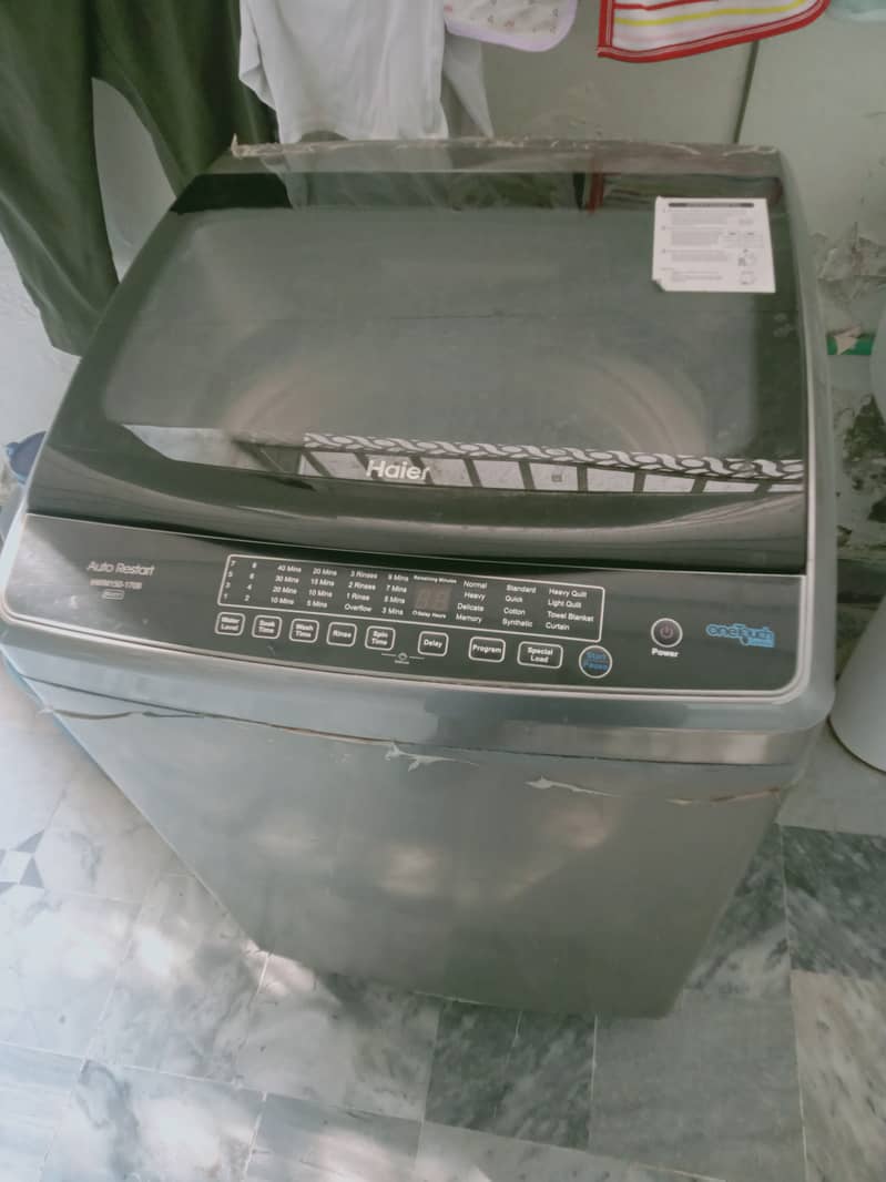 HAIER TOP LOAD FULLY AUTOMATIC WASHING MACHINE 0